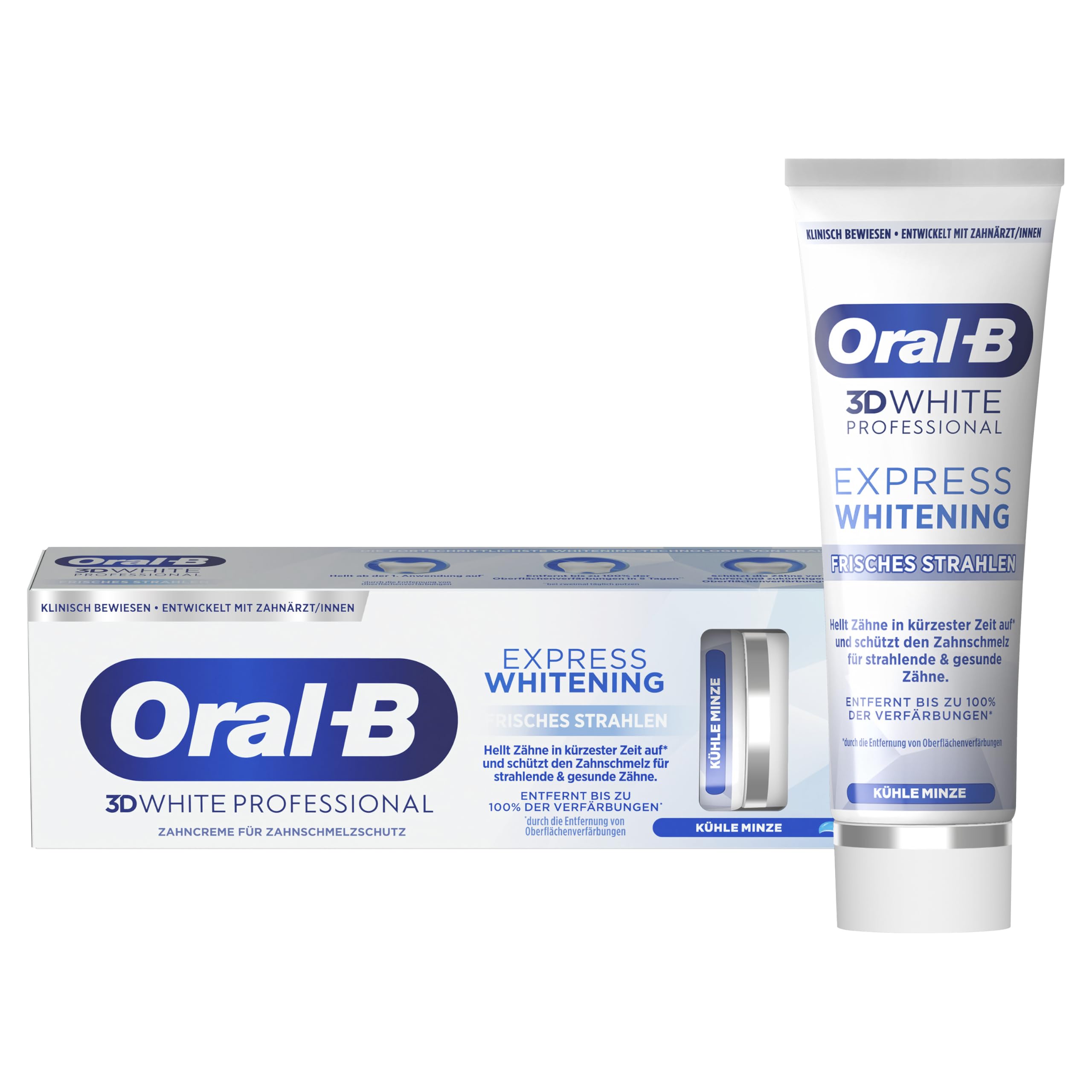Oral-B Weiß 3D White Professional Zahnpasta, Express Whitening, 1X 75Ml product image