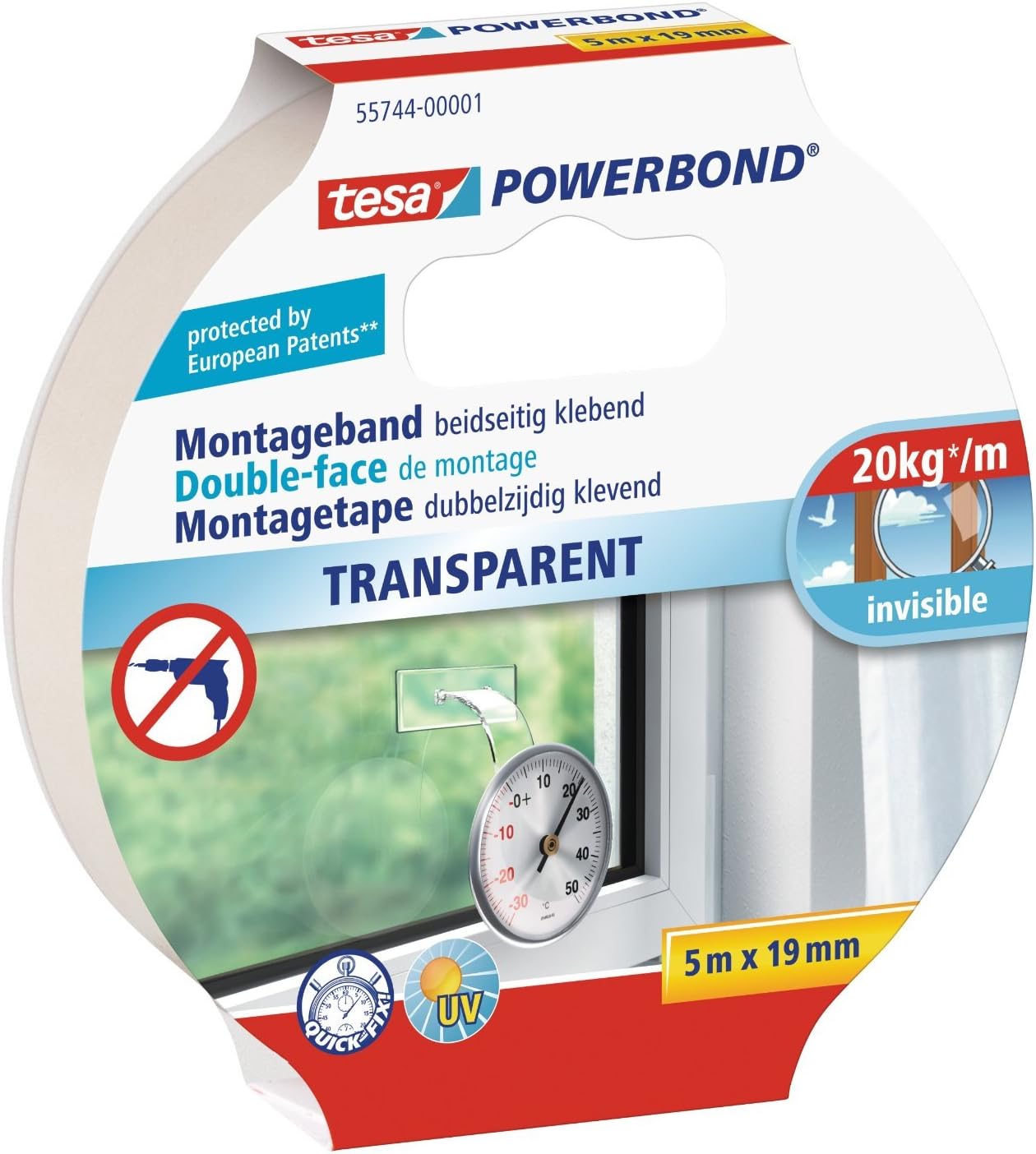 Powerbond Transparent,55744-00001-02