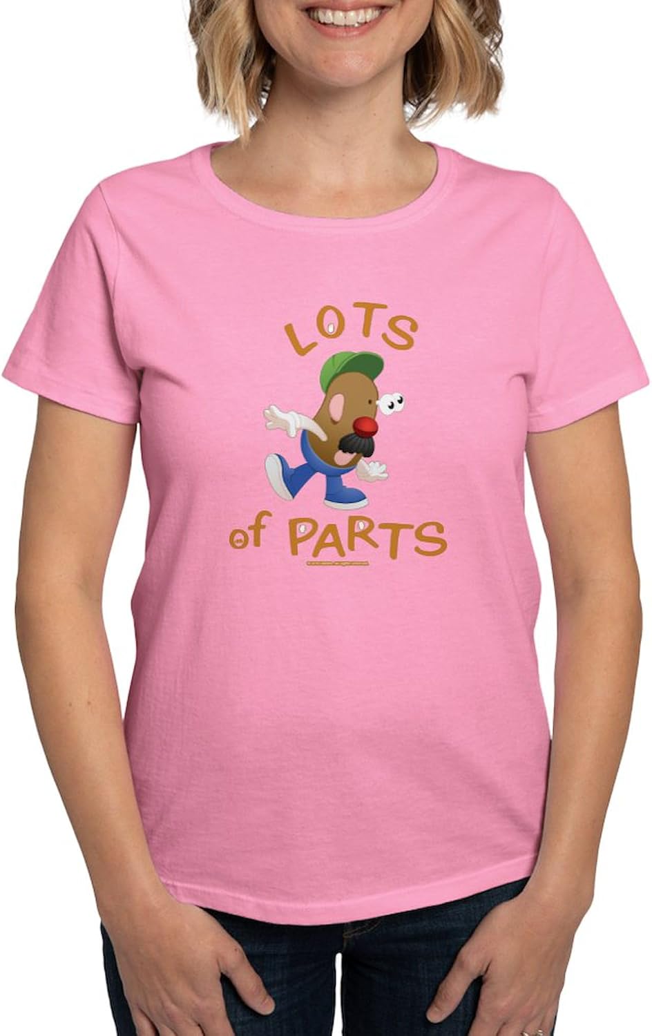 CafePress Mr. Potato Head Lots of Pa Women's Classic T Shirt Womens Cotton Dark T-Shirt