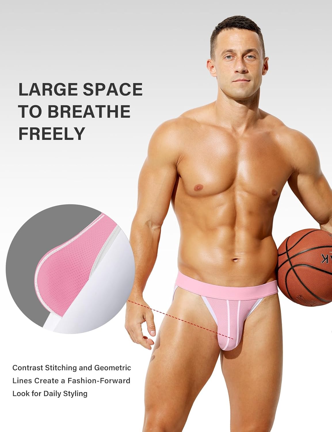 Arjen Kroos Mens Briefs Mesh Men's Underwear Low Rise Waist Sexy Sports Underwear - Image 5