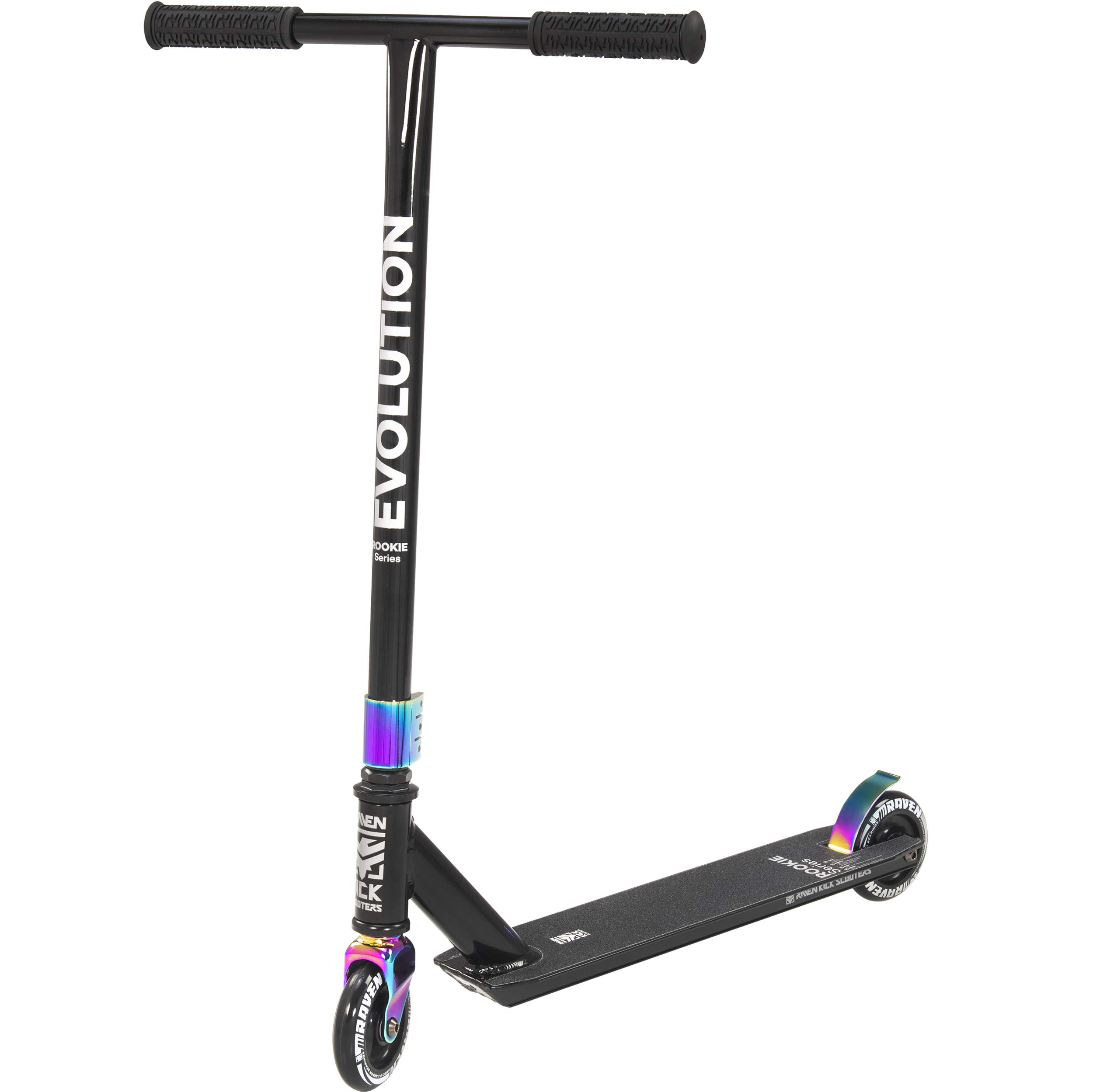 Raven – Patinete para niños y Adultos - Scooter – Patinete Freestyle - para Aprender Trucos en el Skatepark – Ruedas de PU de 100 mm, rodamientos ABEC-9 – Evolution Rookie