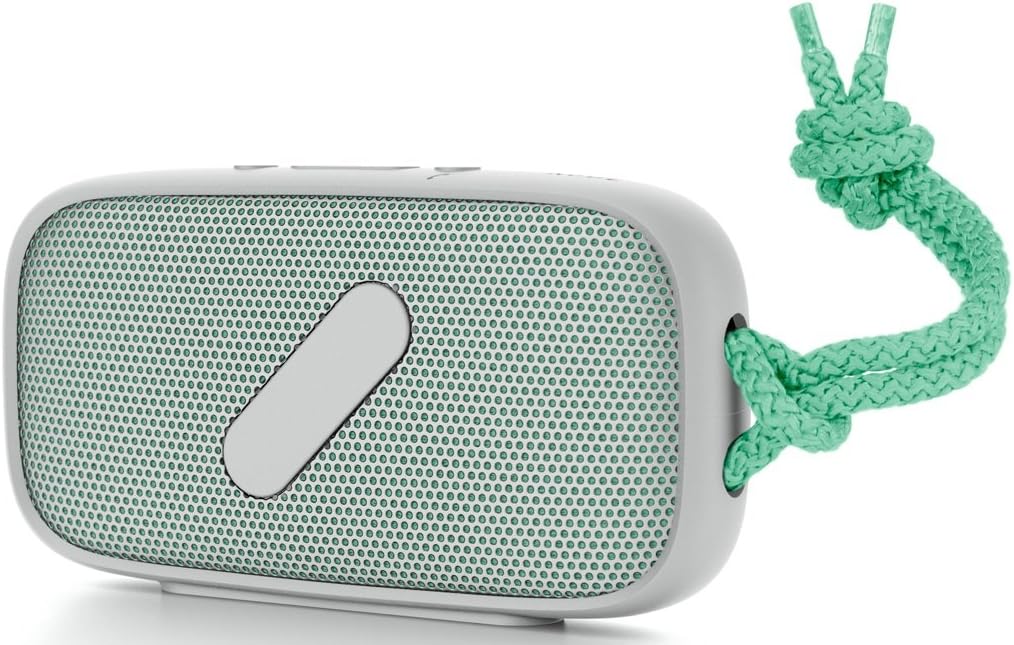 NudeAudio Move M Portale Wireless Bluetooth Speaker -Grey/Mint