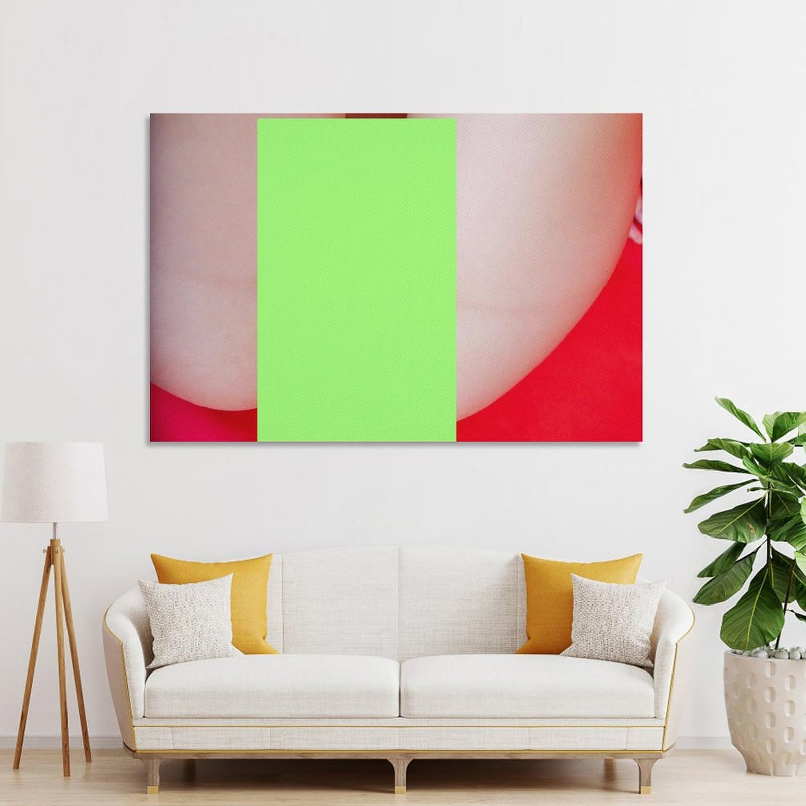 新品、 玄関装飾画、現代 ソファの背景 リビングルーム装飾画