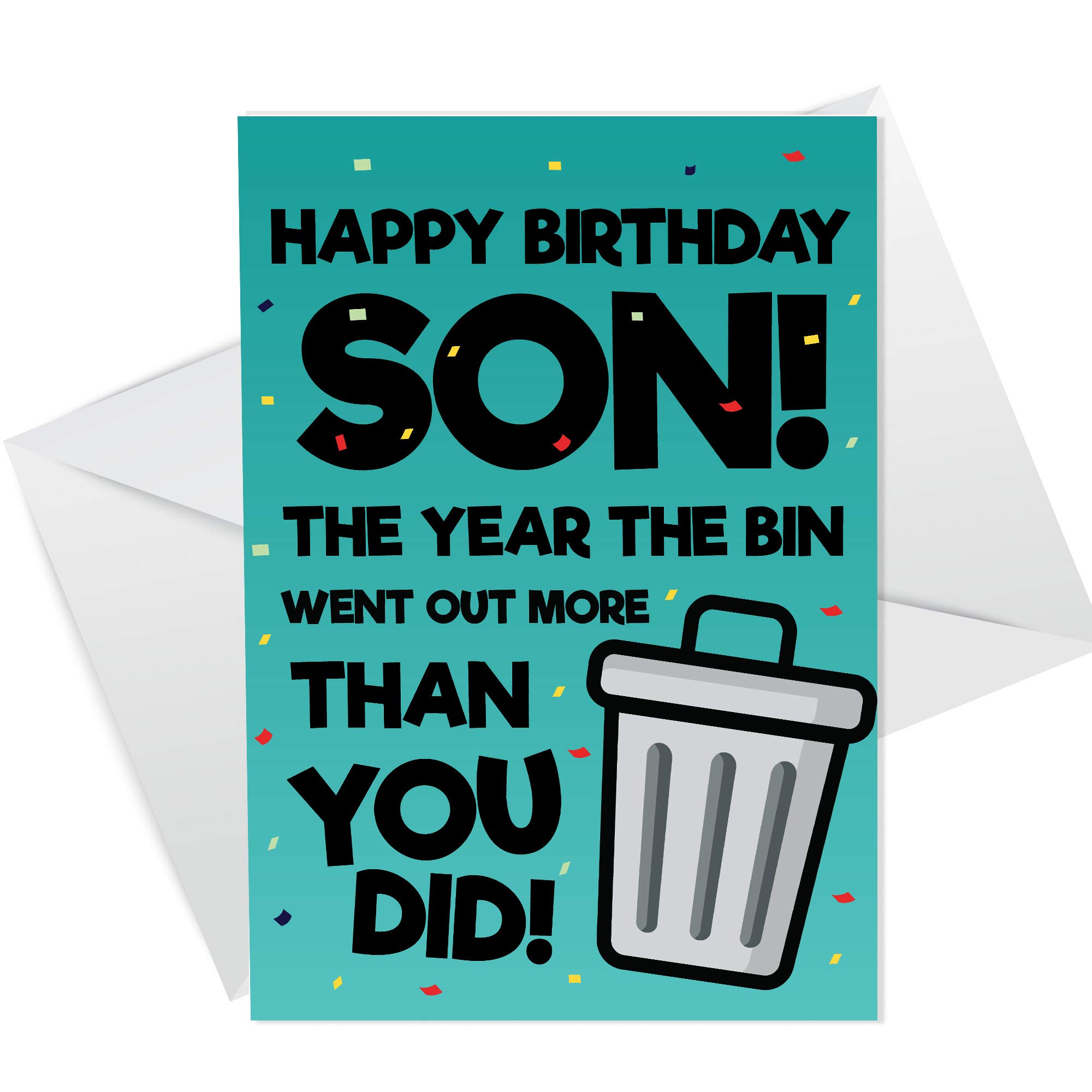 Funny Birthday Card For Son Lockdown Design Novelty Birthday Card For Him