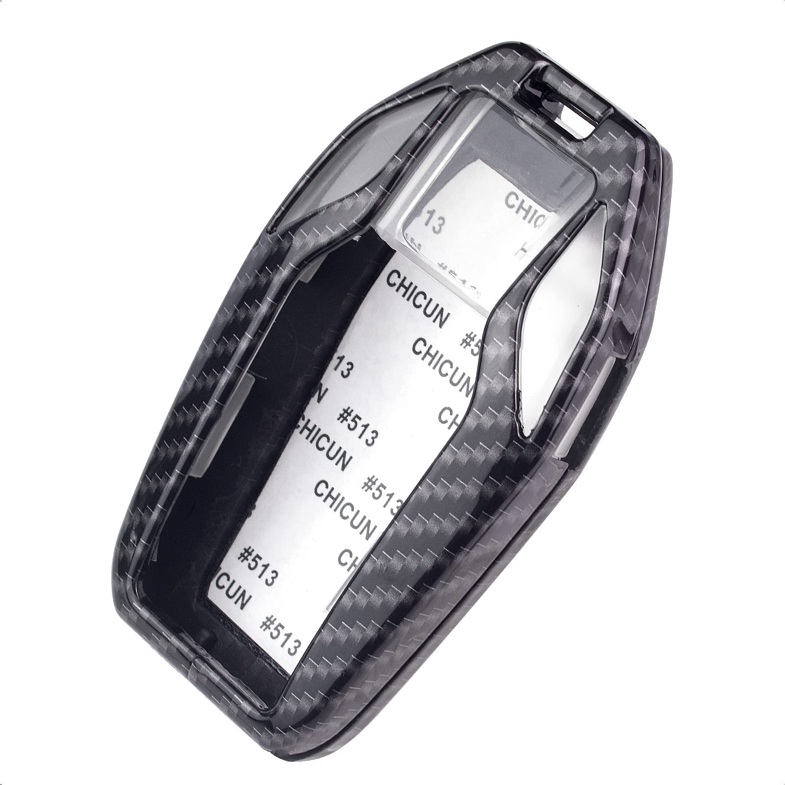 SK CUSTOM Carbon fiber pattern zinc alloy Smart Key Case Cover Compatible with BMW 5 Series 528Li 530Li 540Li G30 G31 6 Series GT G11 G12 7 Series 740 X3 G01 i8 Keyless Car Remote Accessory
