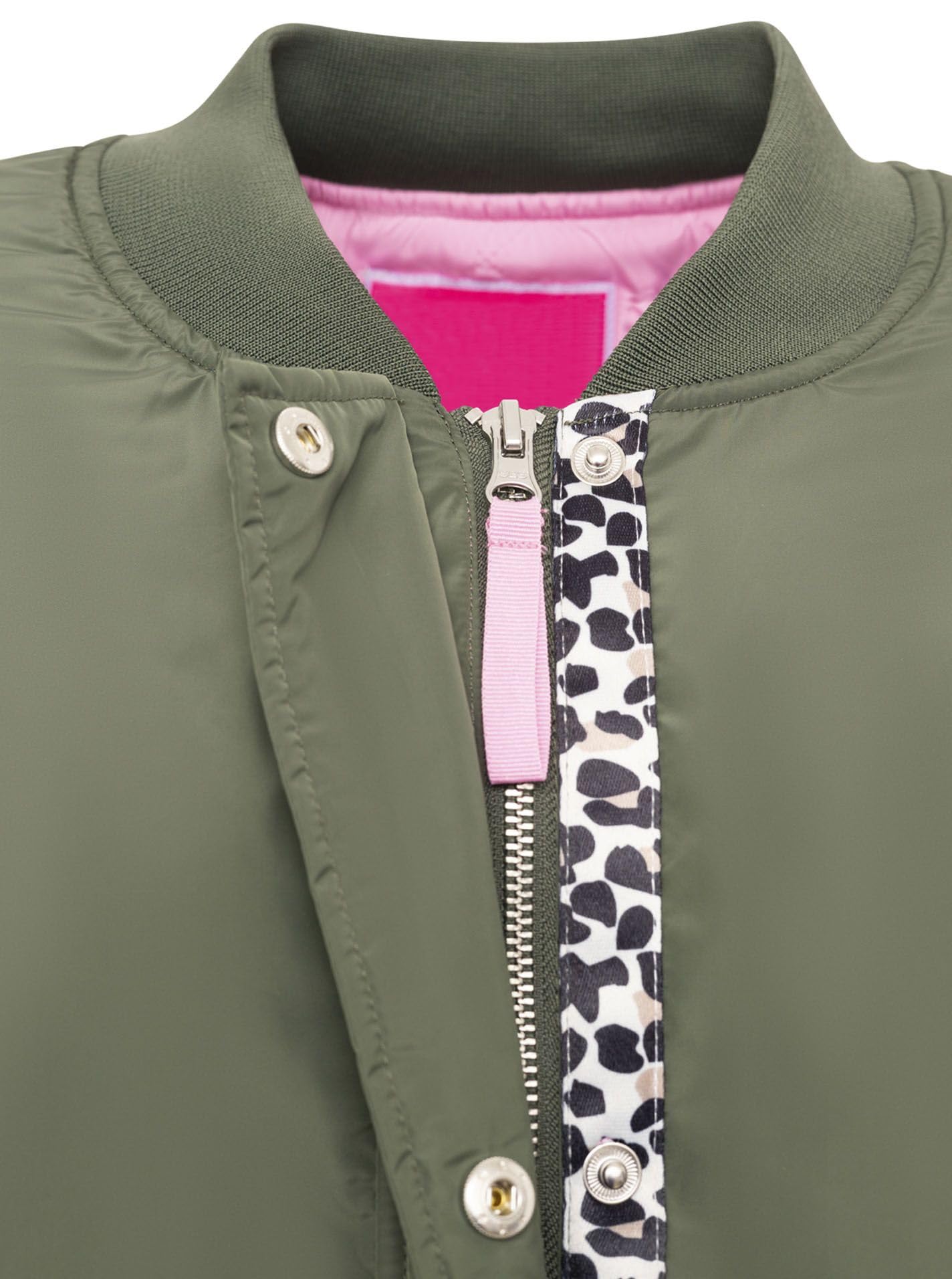 Zwillingsherz Damen Jacke Bomberjacke Wild at Heart Beige Creme Kahki Olive bequeme Passform schützen zuverlässig vor Wind