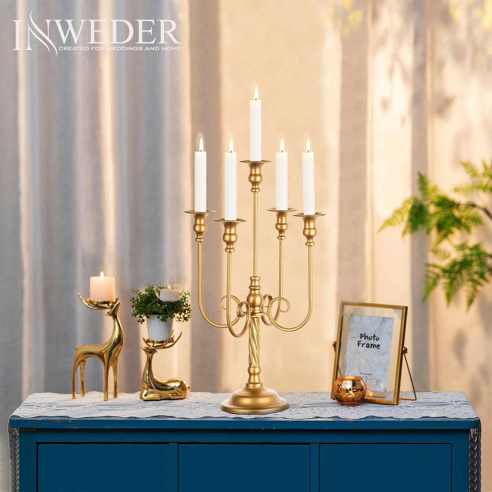 Le Migliori Offerte Portacandela 5 Braccia Candelabro Online - Fino A