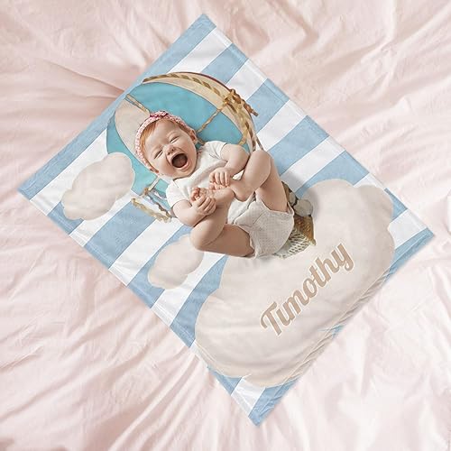 Miniatura 4 de Manta de bebé personalizada con oso de peluche, regalos para la mejor mamá incluso para recién nacidos, artículos esenciales para bebés