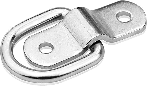 Miniatura 3 de MOEBULB Anclaje de anclaje de 14 de pulgada, anillo en D resistente con soporte de montaje compatible para cargas en barcos, remolques, camionetas,