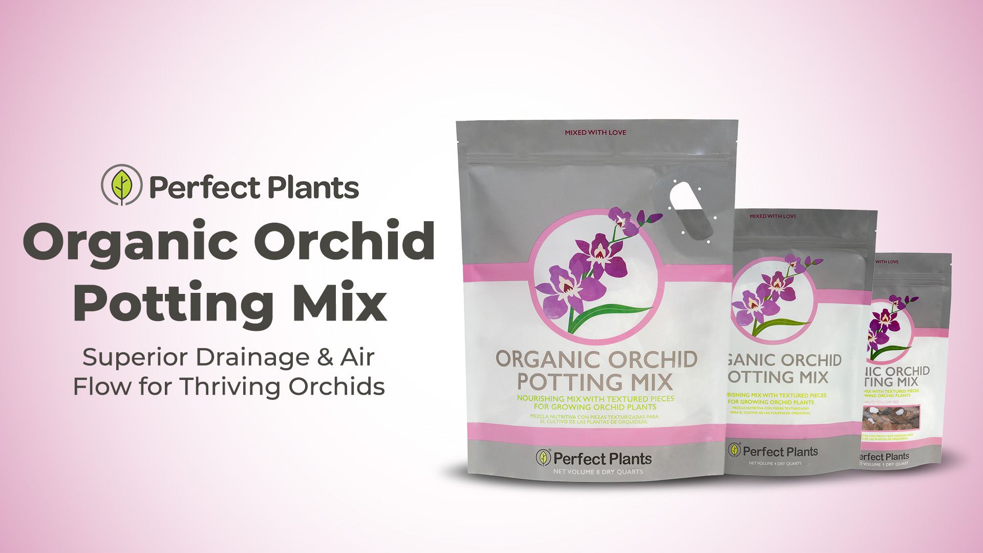Amazon.com : All Natural Orchid Potting Mix 4qts. by Perfect Plants | Hand  Mixed in Small Batches | Great for Phalaenopsis of All Kinds : Patio, Lawn  & Garden