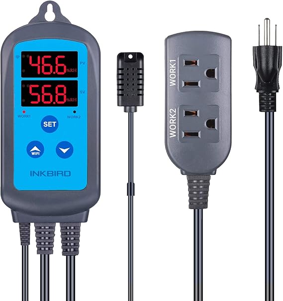 Inkbird Digital WiFi Humidity Controller IHC200 Dual