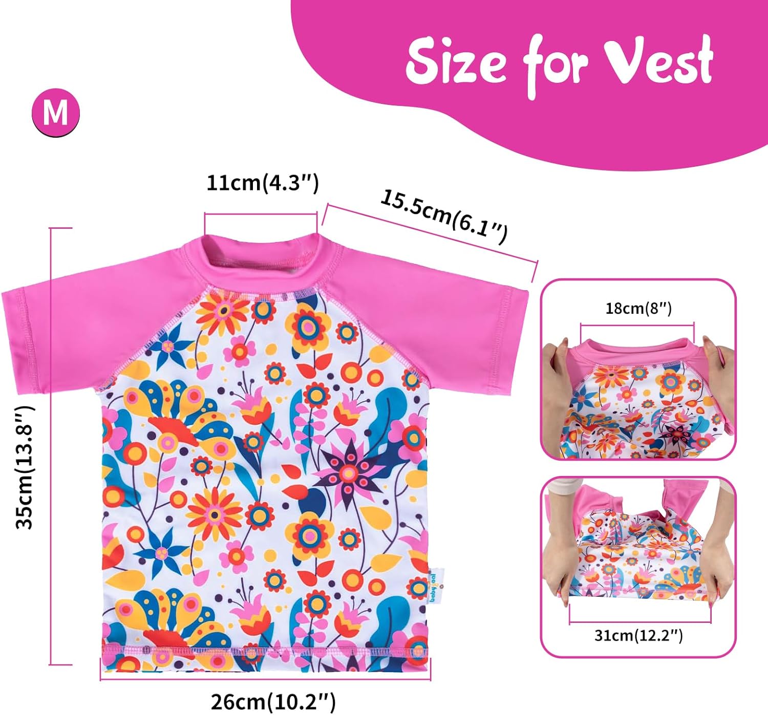 babygoal Baby Swimsuits with Reusable Swim Diaper 2 Piece Bathing Suit UPF 50 Sun Protection for Infant Toddler Boy Girl - Image 7