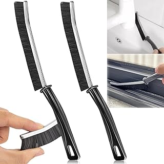 2 PCS Crevice Cleaning Brush, Hard Bristle Crevice Cleaning Brush, Crevice Cleaning Brushes for Household Use, Dead Corners Multifunctional Bathroom Gap Cleaning Brush, Gap Cleaning Brush