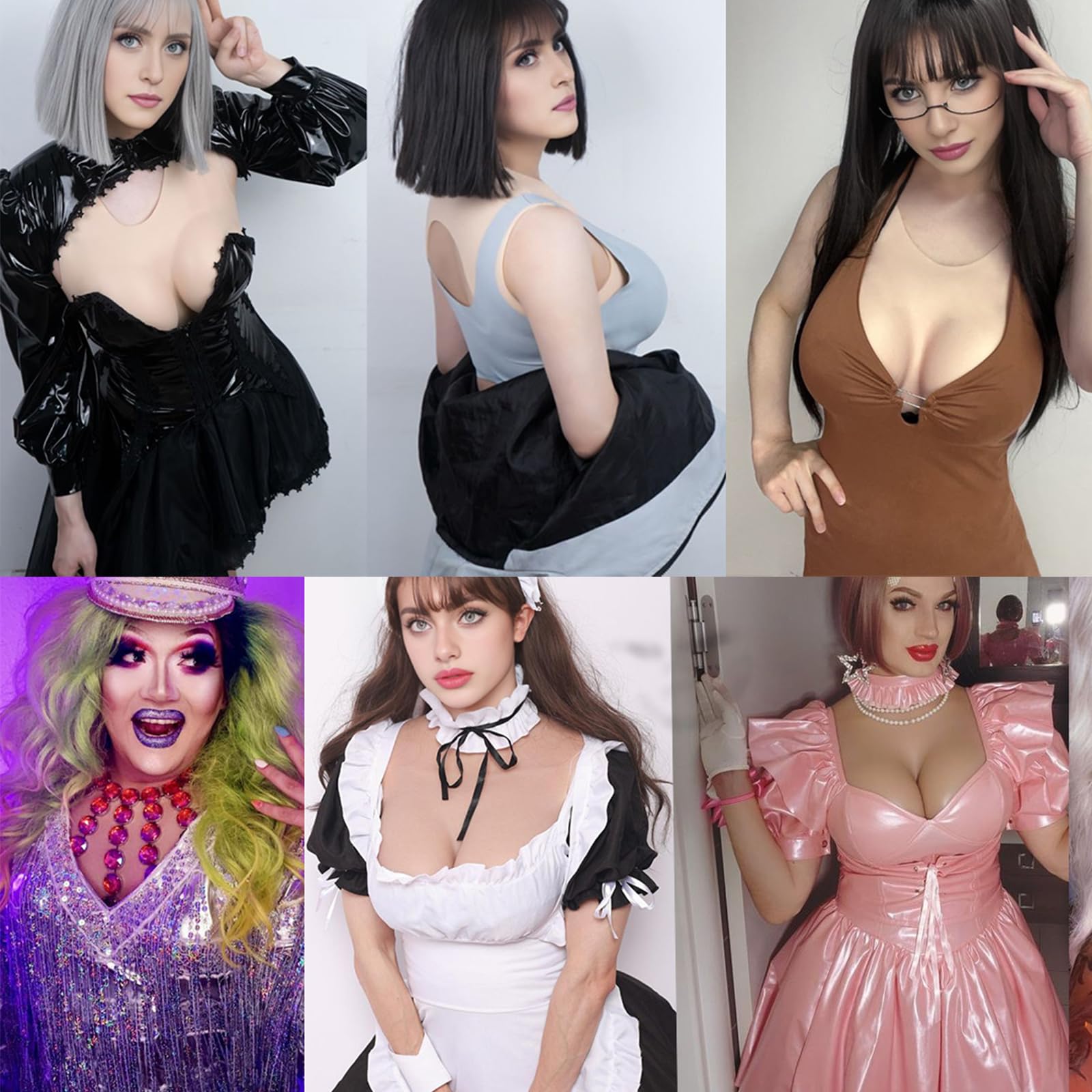Crossdresser Brustformen Künstliche B-G Cup Cosplay
