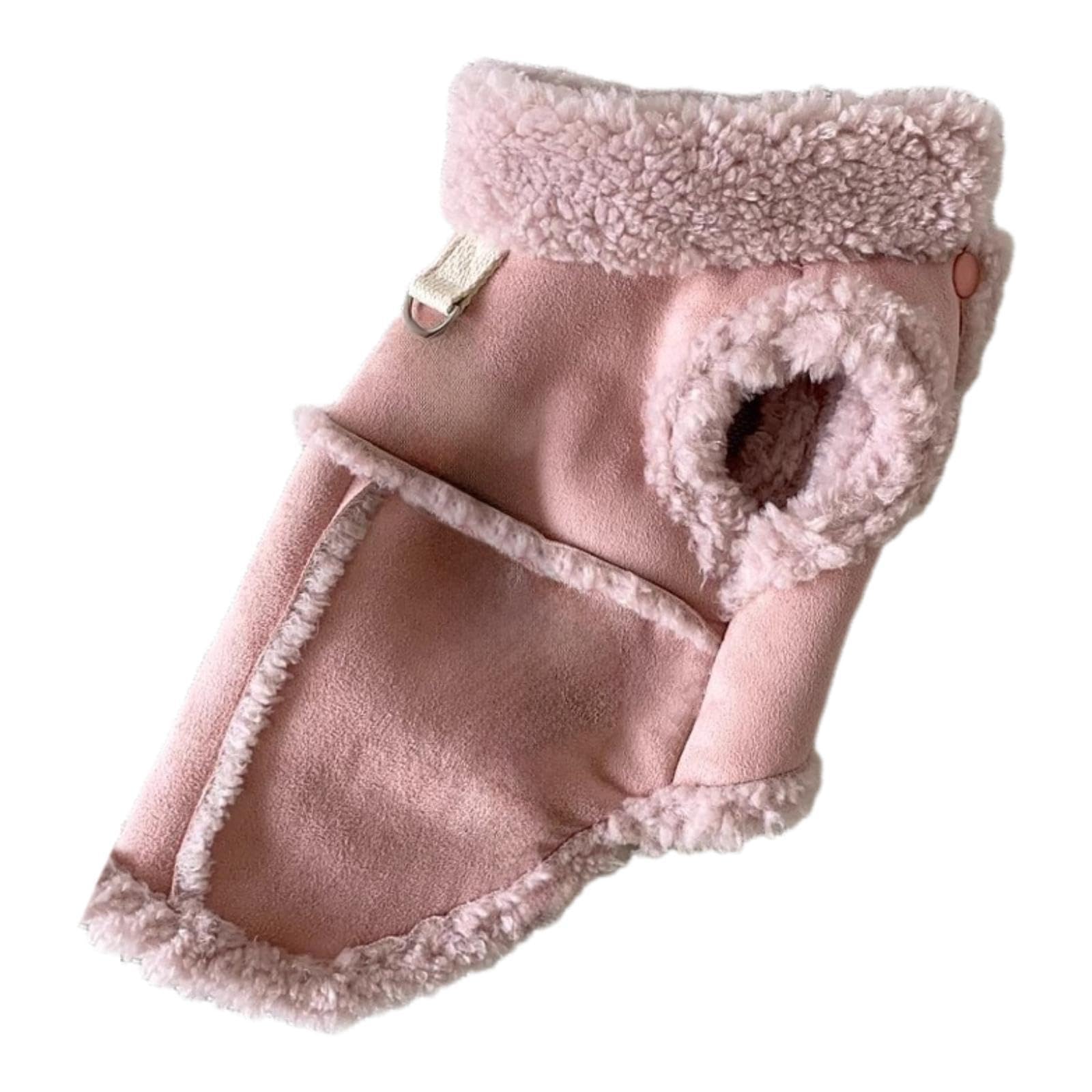Chaleco de invierno para perros fácil de poner con anillas en D integradas 8