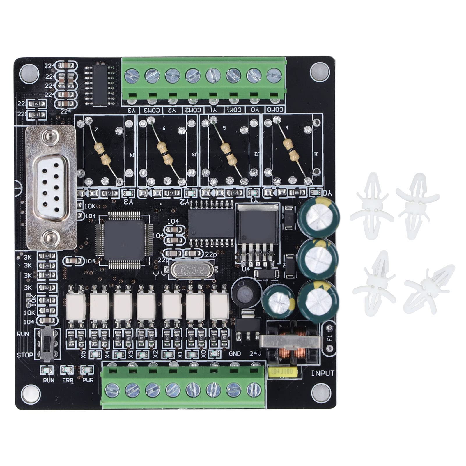 Contrôleur logique programmable de carte de contrôle industrielle de PLC d'outdoorm pour l'impression de produits chimiques DC 24 V