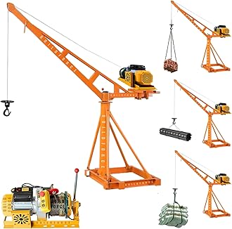 BUILDFORCE Electric Mini Lifting Crane with 4HP Electric Motor | 8mm Wire Thickness| 40 Meter Length of the Wire and 53kg Frame | Mini Crane Scale 500kg