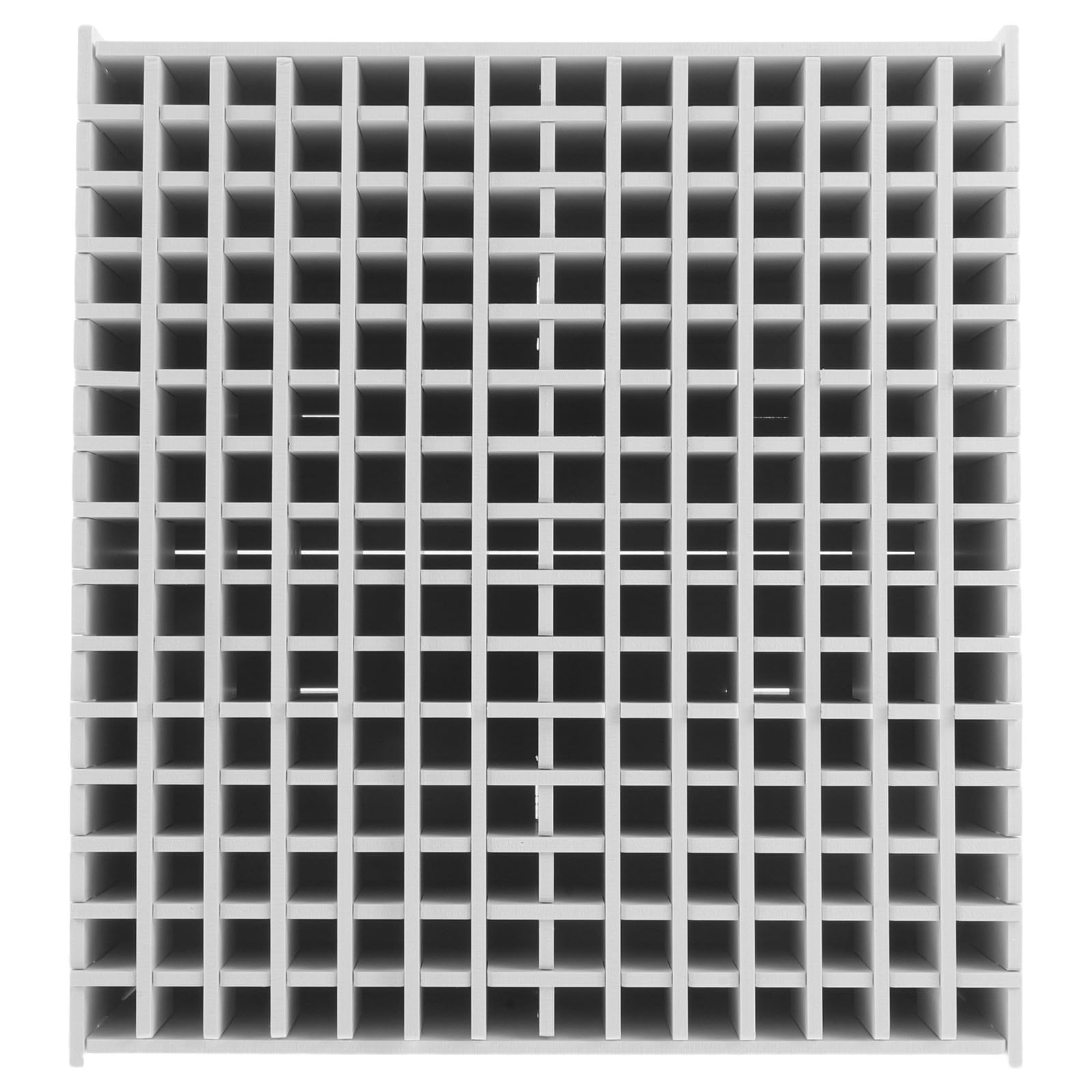 EXCEART Organizer per Pennarelli in Legno Bianco, Leggero e Facile da Trasportare Scomparti Angolati e Molteplici Slot, per Casa e Scuola