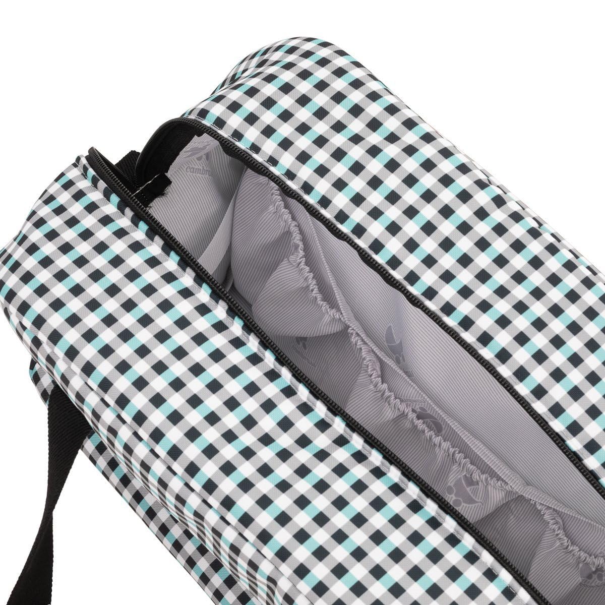 Cambrass - Bolso carro maternal para bebe - bolso de maternidad para carritos de bebe - organizador para pañales y otras cosas de bebe - New Vichy Azul 18x41x31 cm