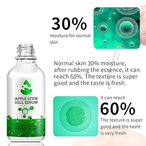 Miniatura 5 de Suero para el cuidado de la piel facial, suero líquido de células madre de manzana para piel firme, eliminación del acné, limpieza de poros,