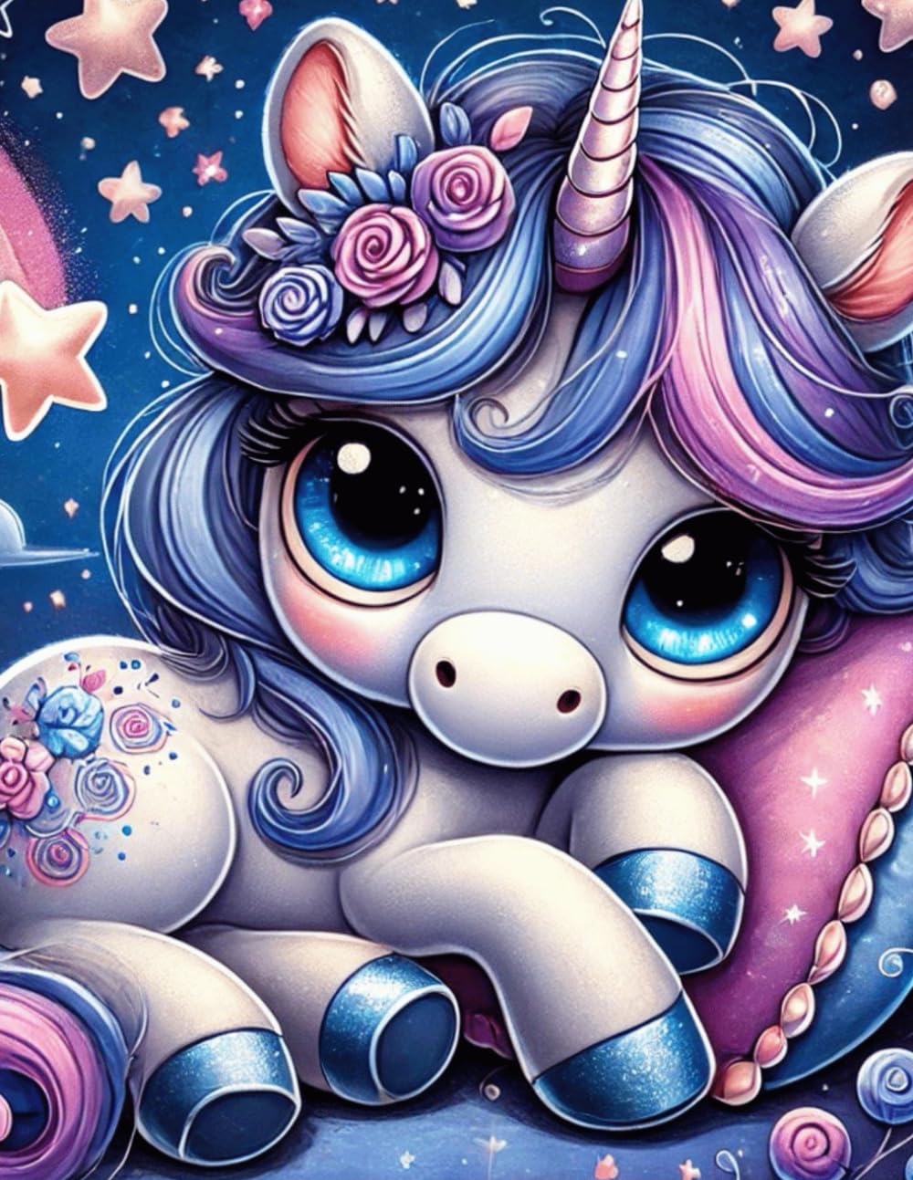 Colouring Book Rainbow Ponies