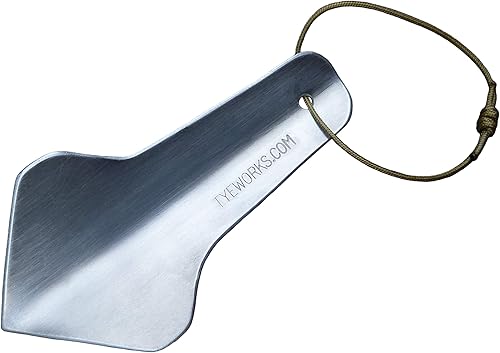 Tye Works Paleta de aluminio para mochileros (1.13 oz, plata, puntiaguda)