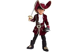 Disney Captain Hook Costume for Kids – Embark on Swashbuckling Adventures with the Legendary Pirate