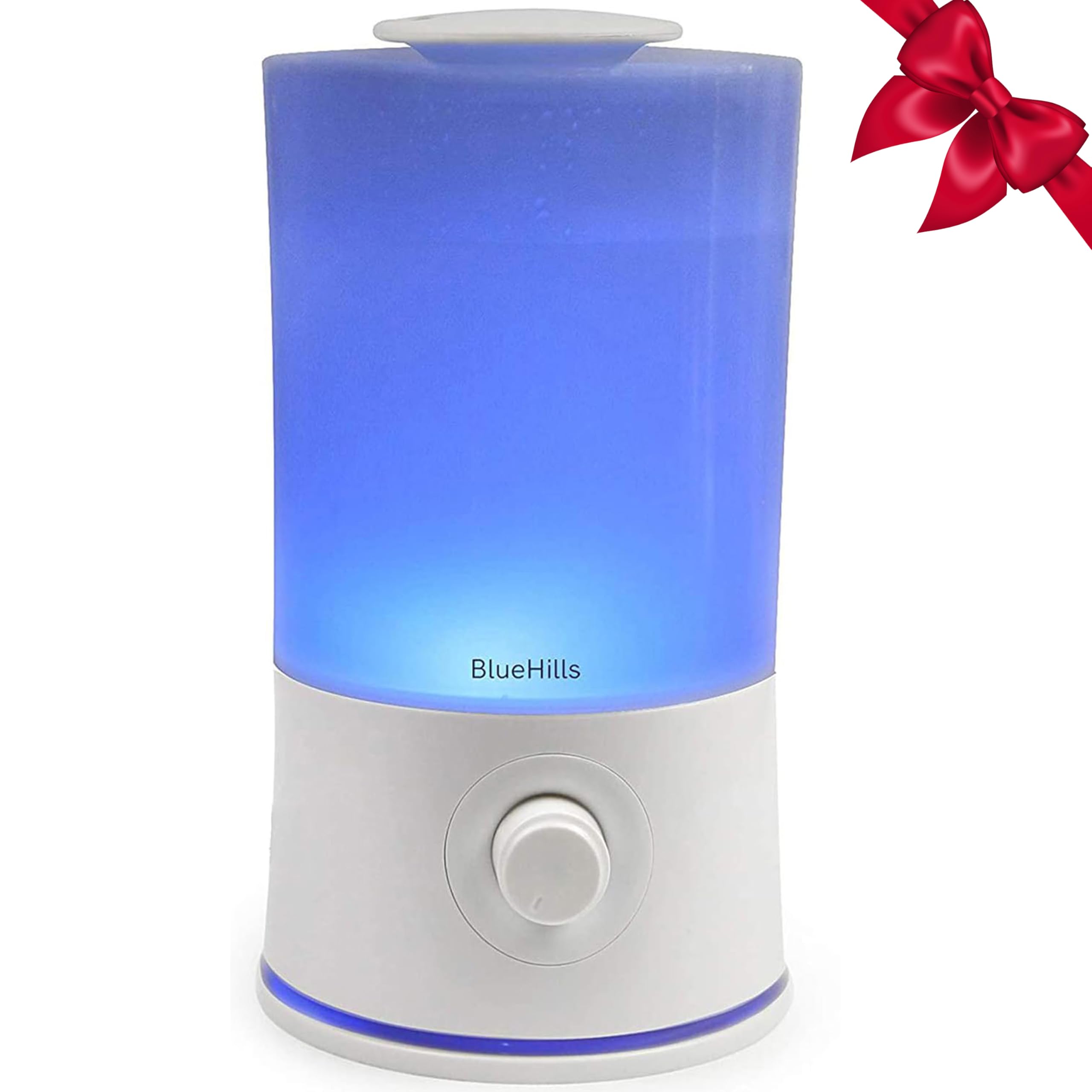 BlueHills Premium 2000 ML XL Large Essential Oil Diffuser Aromatherapy Humidifier for Large Room Home 40 Hour Run Huge Coverage Area Mood Lights 2 Liter Extra Large Capacity Huge Diffuser White (E001)