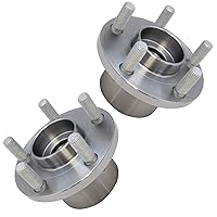 Vista 145 de TRQ Juego de 2 rodamientos de rueda trasera y conjunto de cubo con sensor ABS compatible con Ford Transit Connect 2014-2018