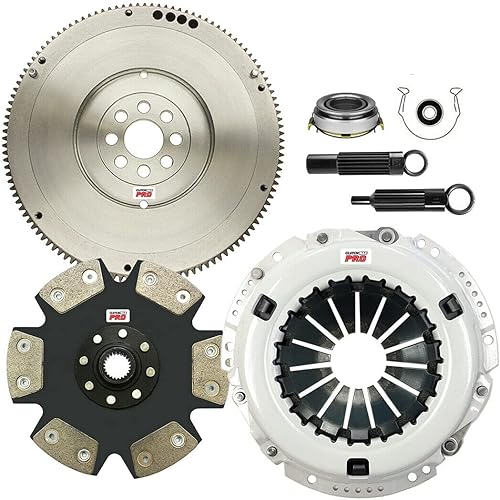 ClutchMax PRO Performance Stage 4 Kit de embrague con volante compatible con 05-10 Scion tC 08-11 xB 02-09 Toyota Camry 09-12 Corolla 09-11 Matrix