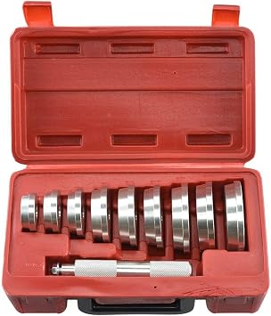 VCT Bearing Race and Seal Bush Driver Set with Carrying Case Master/Universal Kit for Automotive Wheel Bearings
