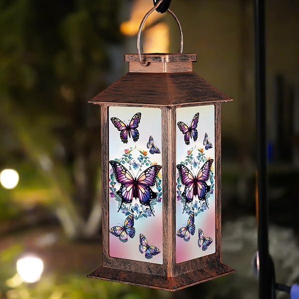 Solar Lantern Outdoor Waterproof Garden Decor