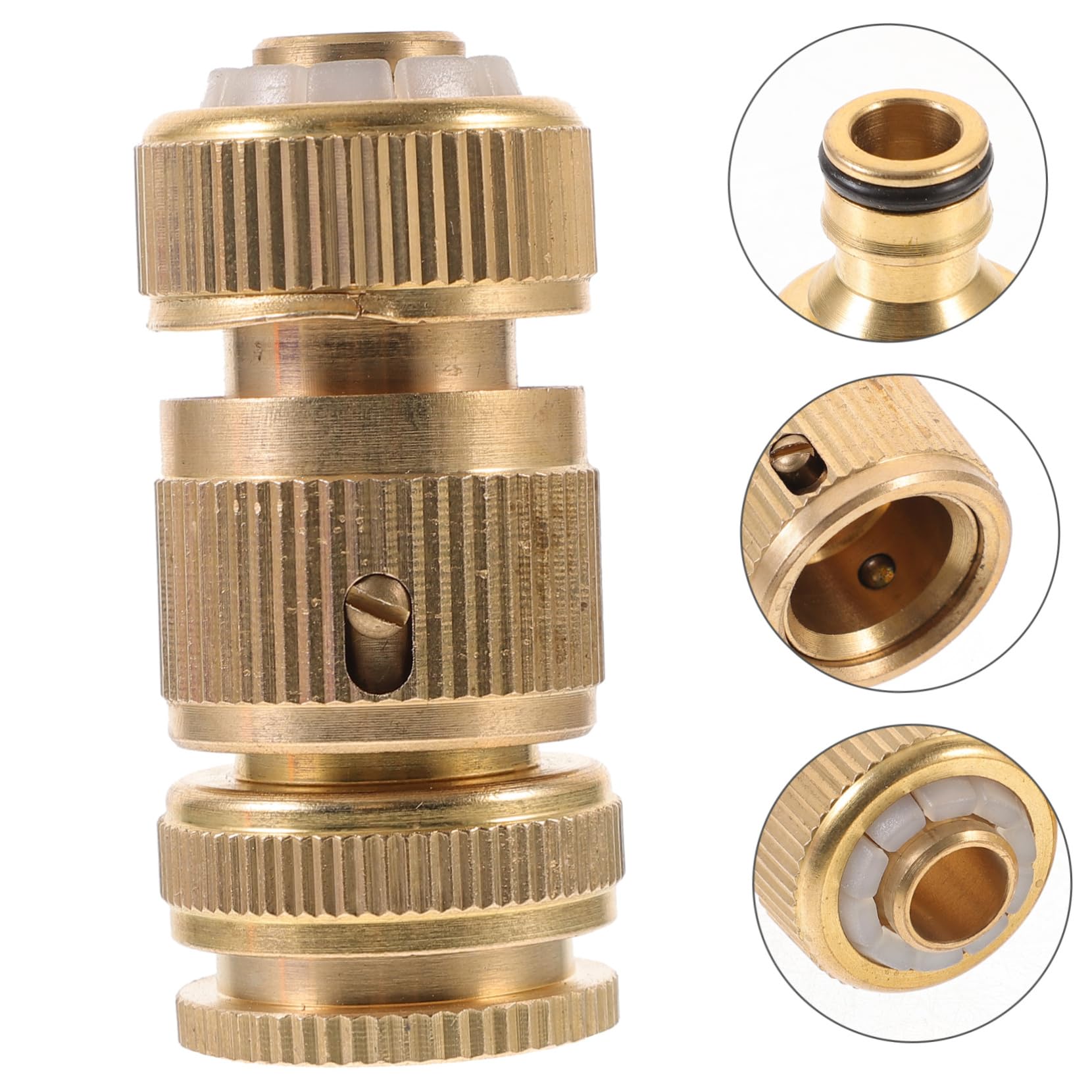 ULTECHNOVO 4 Paia Raccordo Rapido per Tubo da Giardino Connettore Sostitutivo per Tubo Flessibile Facile Installazione per Irrigazione e Lavaggio Auto