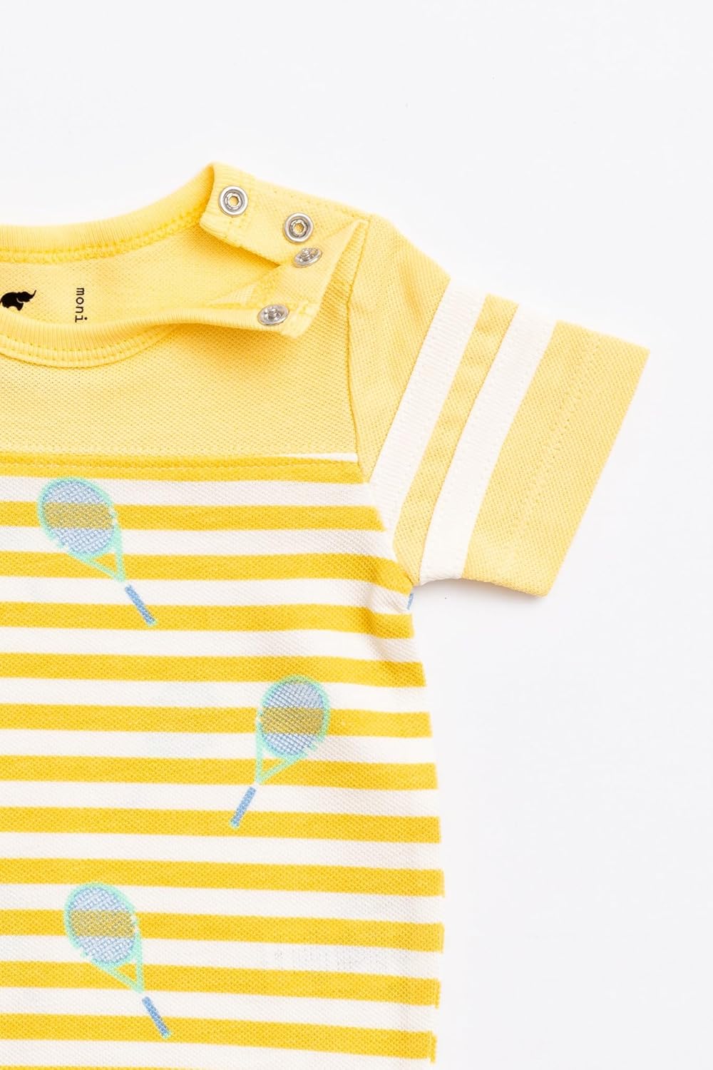 MONICA + ANDY Bodysuit + Sweatshort Set, 100% Organic Baby Clothes for Girls & Boys, Newborn, Infant & Toddler Sizes - Image 6