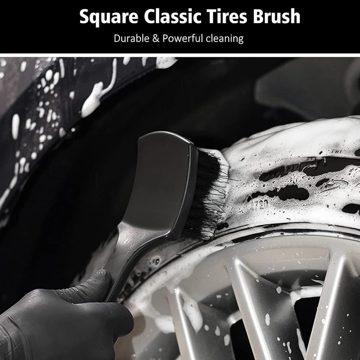 6-Piece Wheel Brush Kit, Bendable Microfiber Wheel Woolie & Tire Brush Set image 4