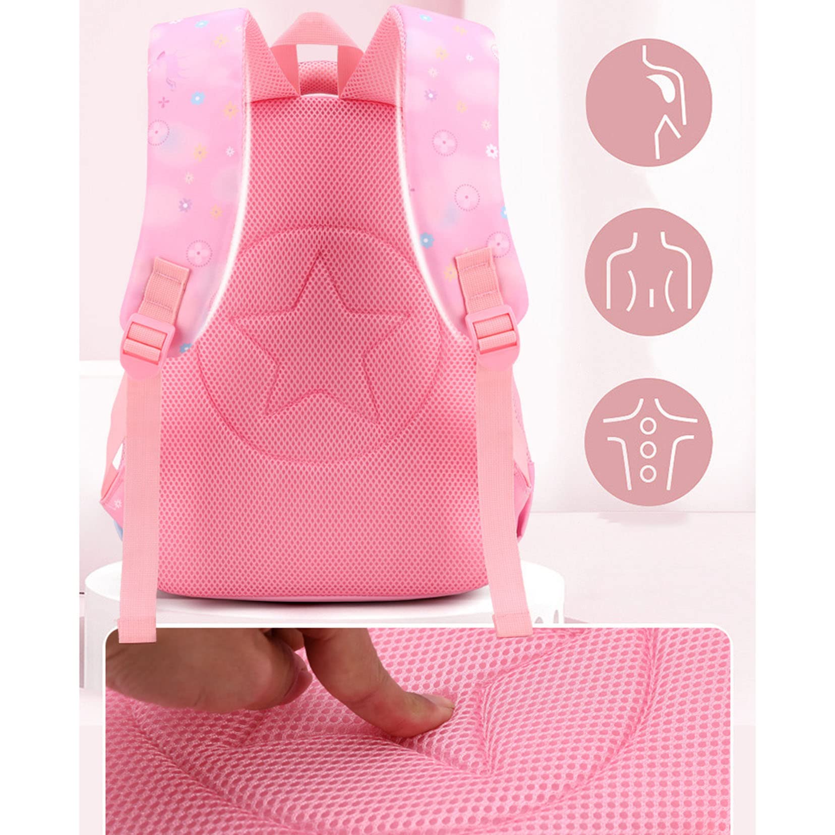 ZALTAS Blue Starry Sky Kids plecak dla chłopców i dziewczynek, plecak szkolny, wodoszczelny, z zawieszką