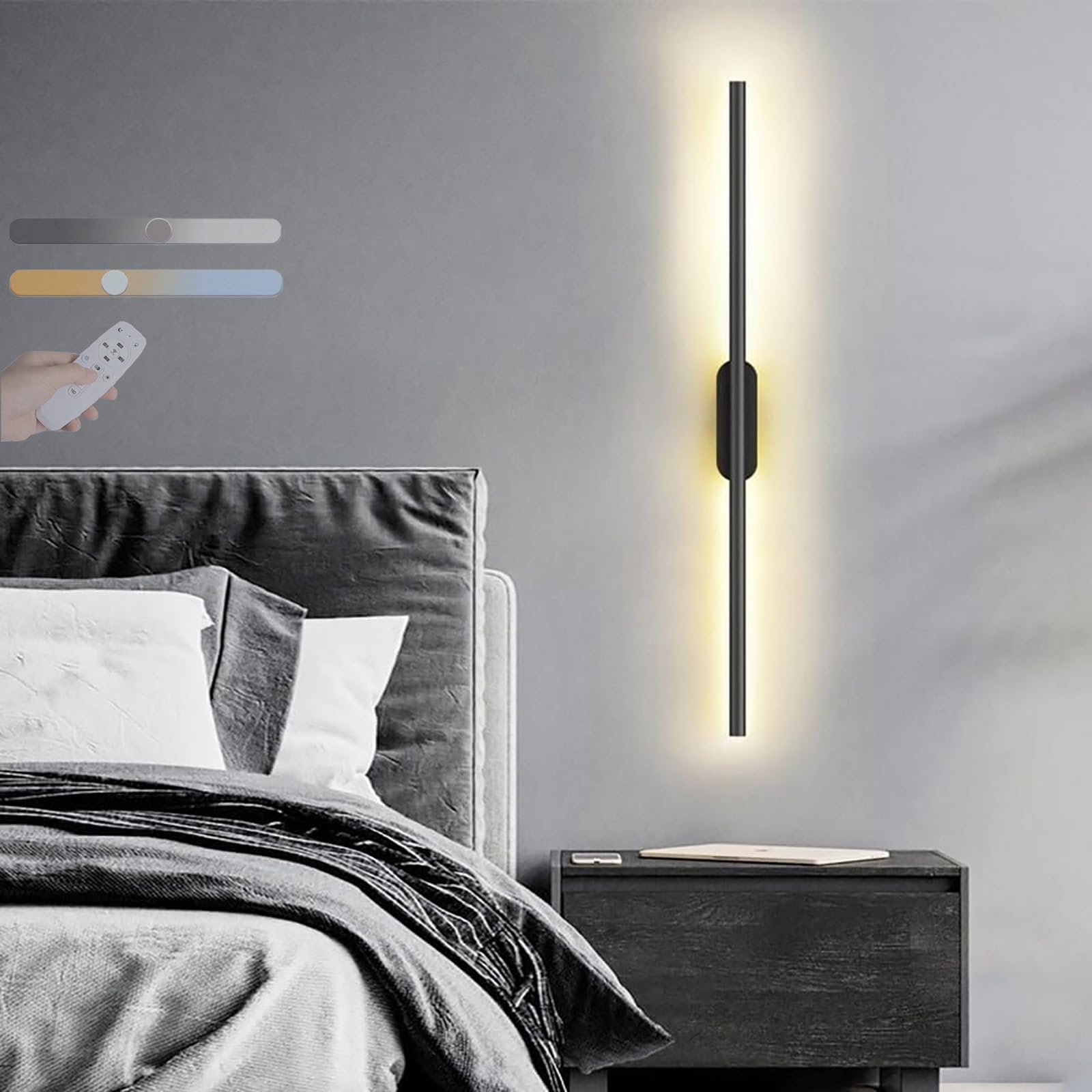 Brillo y 3 temperatura de color interior apliques LED 60cm 8