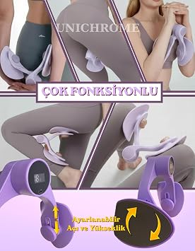 Adjustable Pelvic Inner Leg Exercise Tool Adjustable Kegel Bladder with Counter