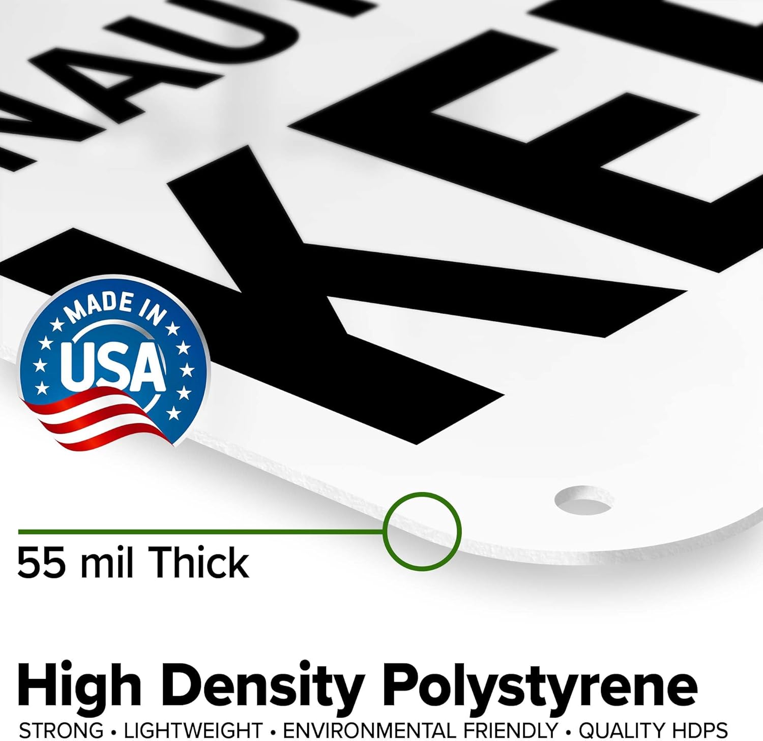 Restricted Area Unauthorized Persons Keep Out Sign, 18x24 Inches, 55 mil thick HDPS (high density polystyrene), Made in USA by My Sign Center