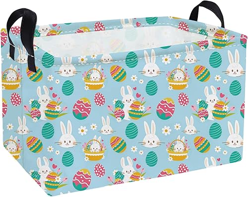 Miniatura 49 de Essme Cestas rectangulares de animales, cesta de almacenamiento rosa con asas para decoración de habitación de niñas, bonito contenedor de Animal