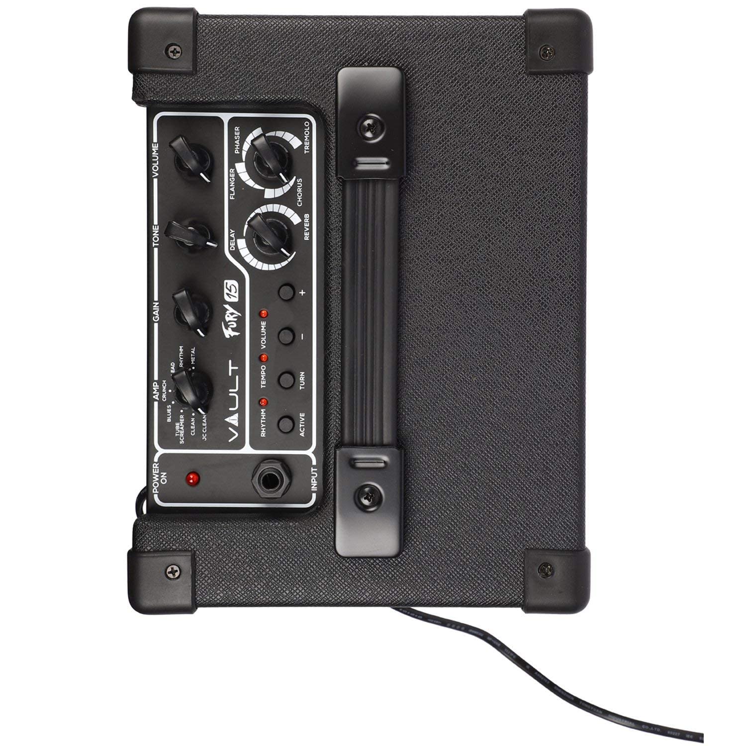 Vault Fury 15 Watt Digital Guitar Combo Amplifier with Effects and 36 Pattern Drum Machine - Image 7 thumbnail