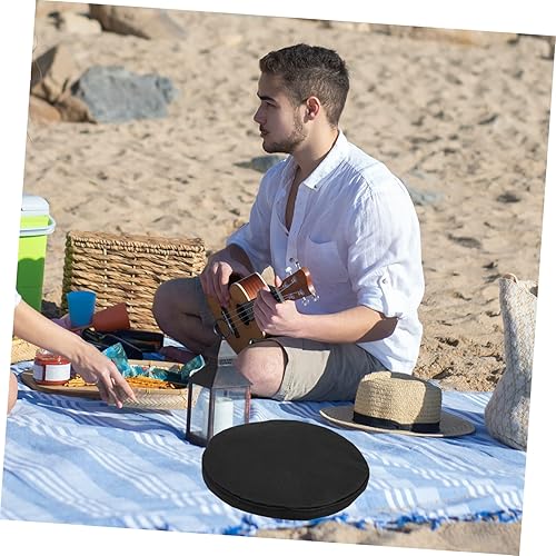 Miniatura 5 de DECHOUS Cojín de asiento para exteriores, cojines de silla redondos, silla plegable portátil, portátil, taburete de camping, cómodo taburete de