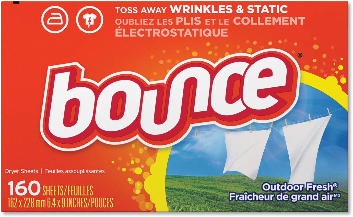 BOUNCE Box Outdoor Fresh Dryer Sheets 160 Pack