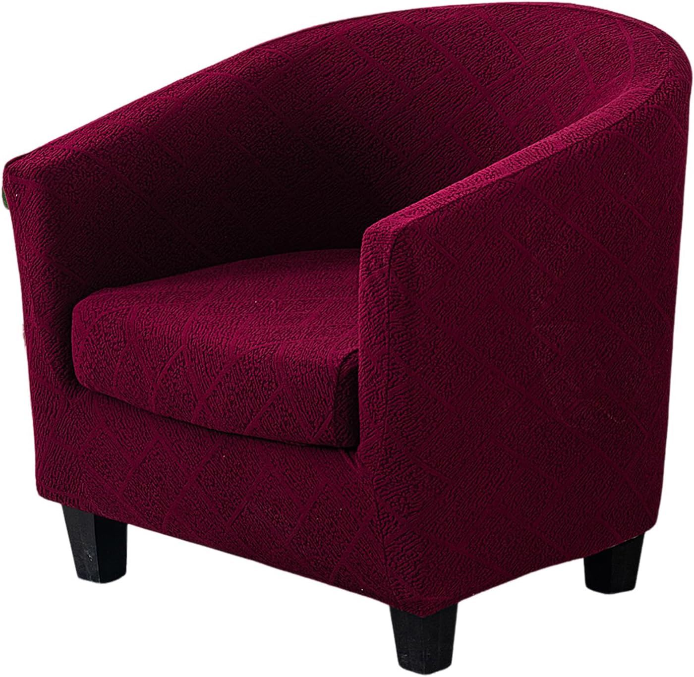 Eco-Ancheng Chair Cover Club Chair Slipcover Stretch Tub Chair Covers Barrel Chair Covers Jacquard Armchair Covers Sofa Cover Removable Couch Furniture Protector Arm Chair Cover for Living Room,15