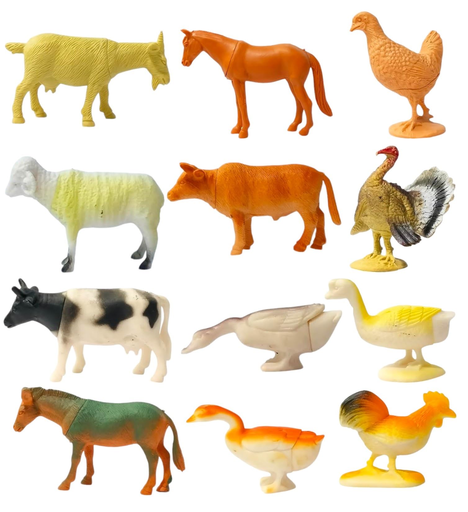 Amitasha 12 Pc Domestic Animals Toys for Kids 3-5 Year Old Toddlers Realistic Farm Animal Plastic Action Figures Playset for Pre School Learning Educational Toy for Boys & Girls (B0DHPK36LC) Amazon Price History, Amazon Price Tracker
