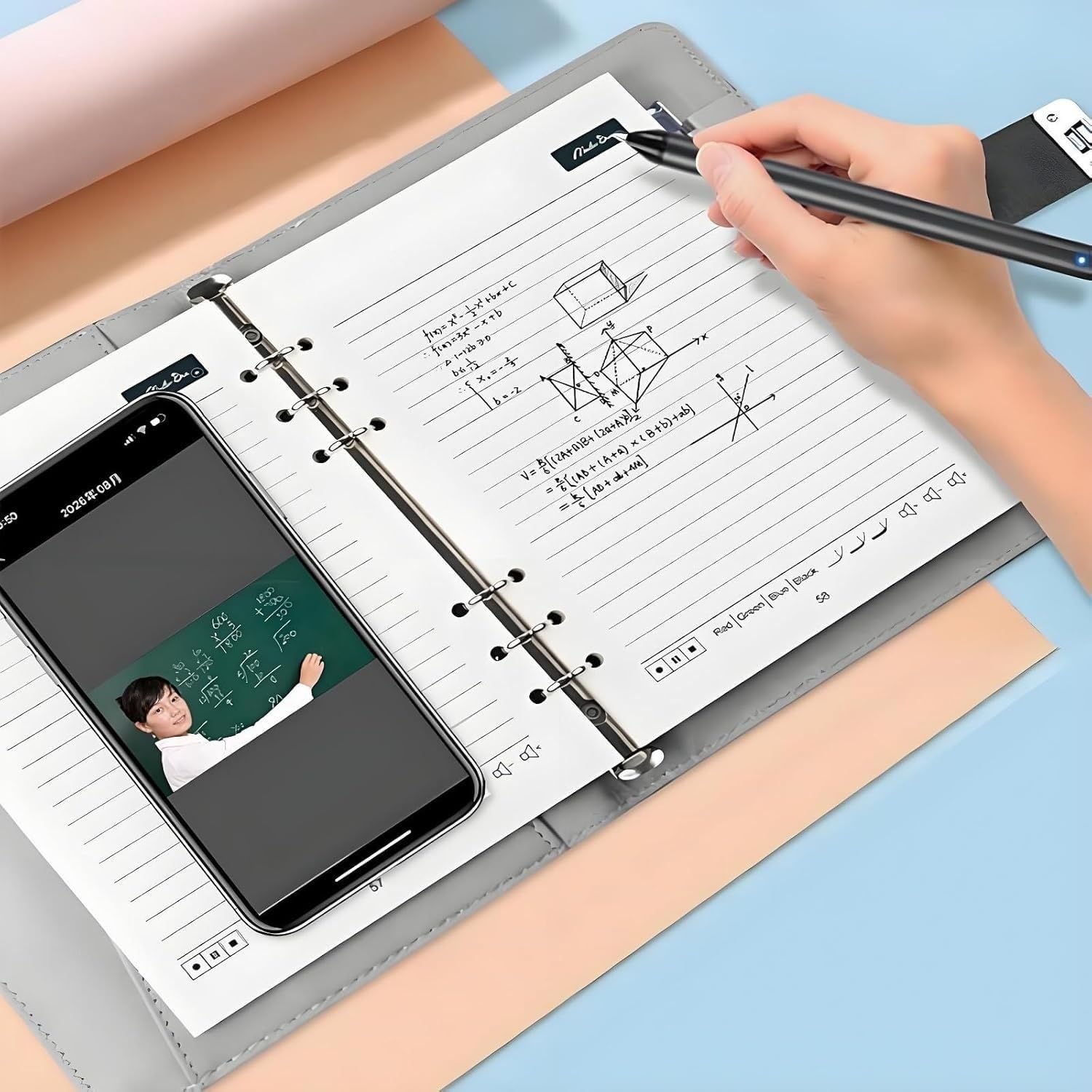 Smart Writing Set - Tablet di carta E-Ink per scrivere e disegnare, taccuino riutilizzabile con funzioni AI, sincronizzazione in tempo reale con app per ufficio e apprendimento