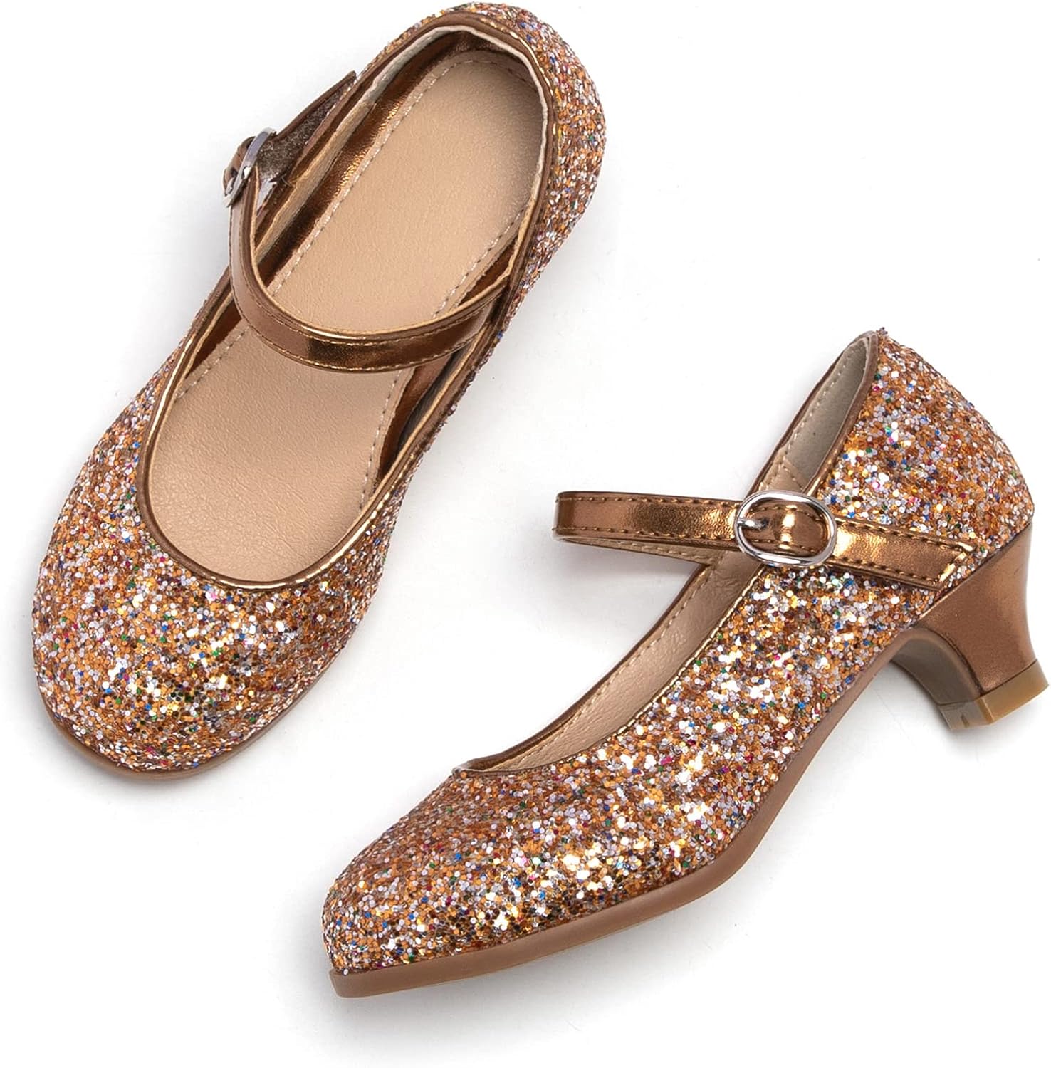 靴 original ribbon glitter pumps original ribbon glitter pumps (black)