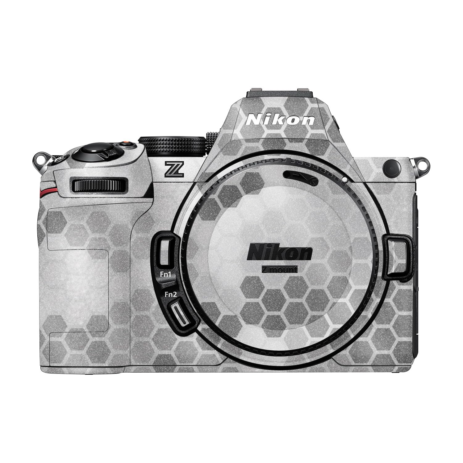 Glossy Glitter Camera Skin Compatible with Nikon Z5 II (2025) - Camo Hexadots - Premium 3M Vinyl Protective Wrap Decal Cover - Easy to Apply | Crafted in the USA by MightySkins