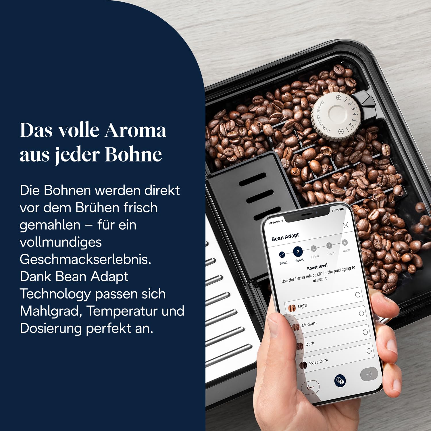 De’Longhi Eletta Explore Kaffeevollautomat mit LatteCrema, 50 Getränke, Cold Brew, Touch-Display, Dunkelgrau ECAM452.67.G