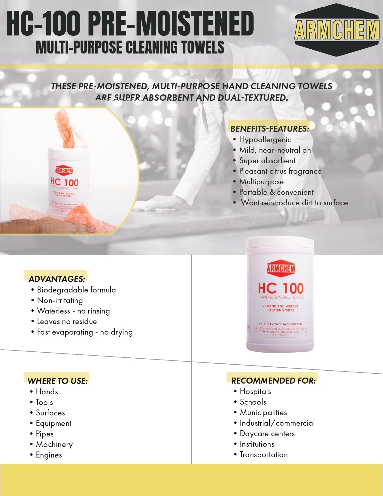 Techni-Pro TNP100106PK - 100WIP9X9 Wiper, Polyester, White, Class 100 (ISO5), 9 inch x 9 inch, 150 Pcs.